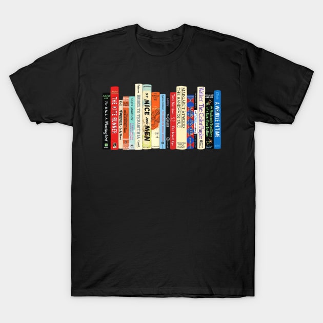 Banned Books Stack T-Shirt by HipHopTees